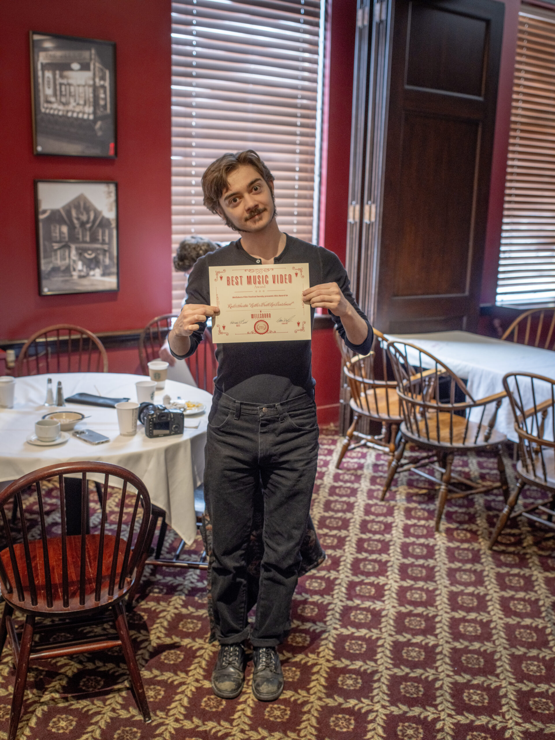 ryder houston best music video winner wellsboro film festival