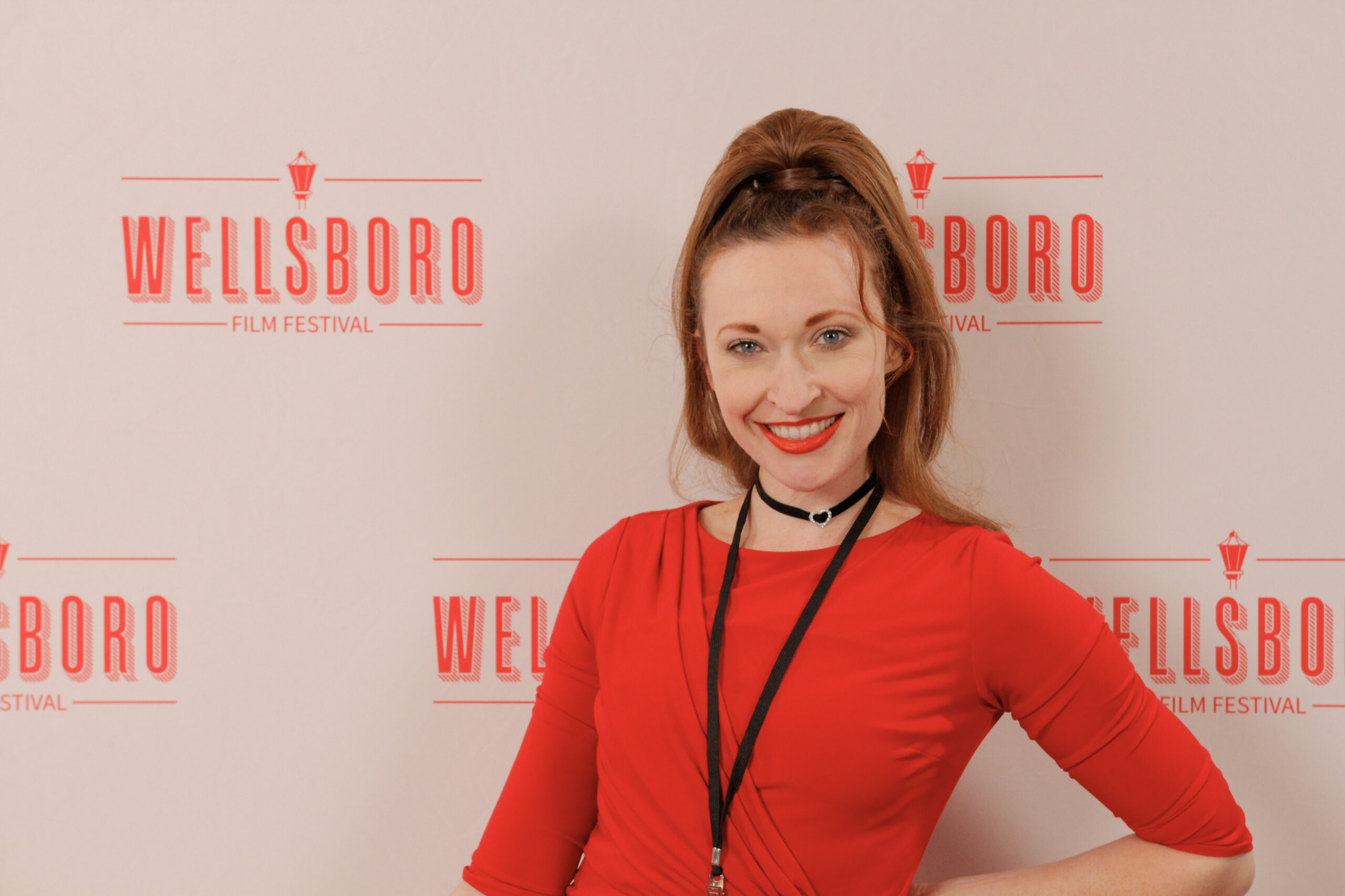 wellsboro film festival step and repeat megan rippey