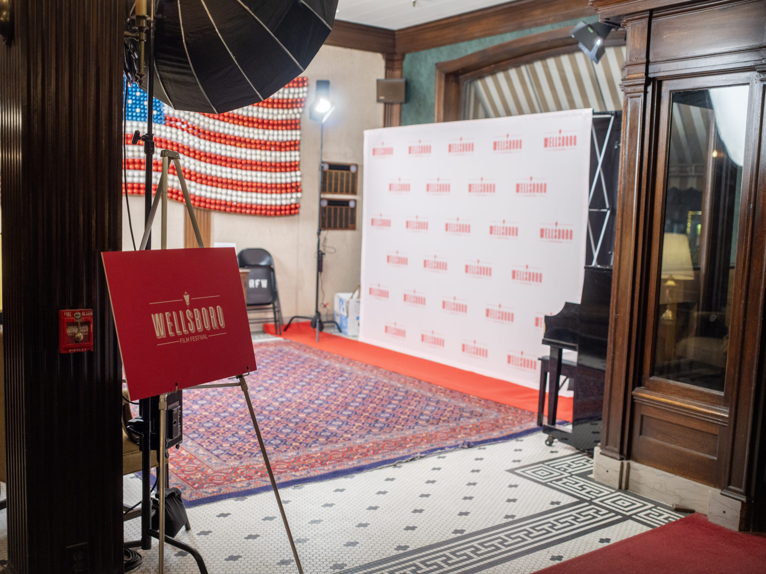 wellsboro film festival step and repeat wide